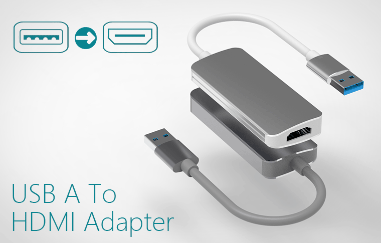 USB A to HDMI Adapter