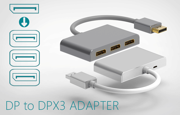 DP to DPX3 Adapter